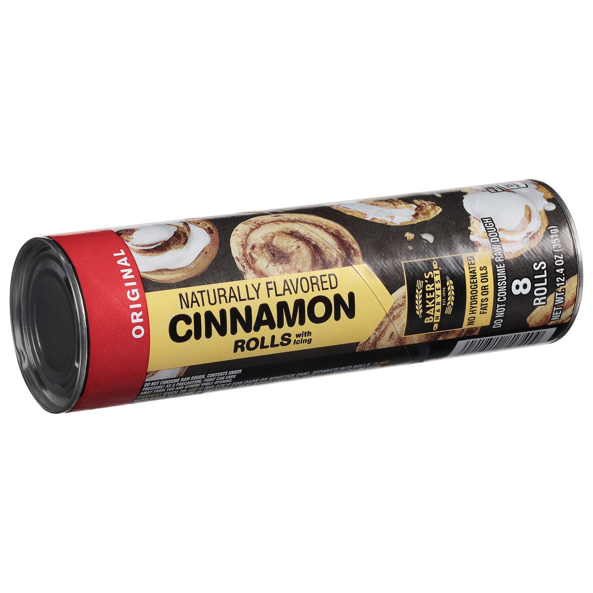 slide 5 of 9, Baker's Harvest Original Cinnamon Rolls with Icing 12.4 oz, 12.4 oz