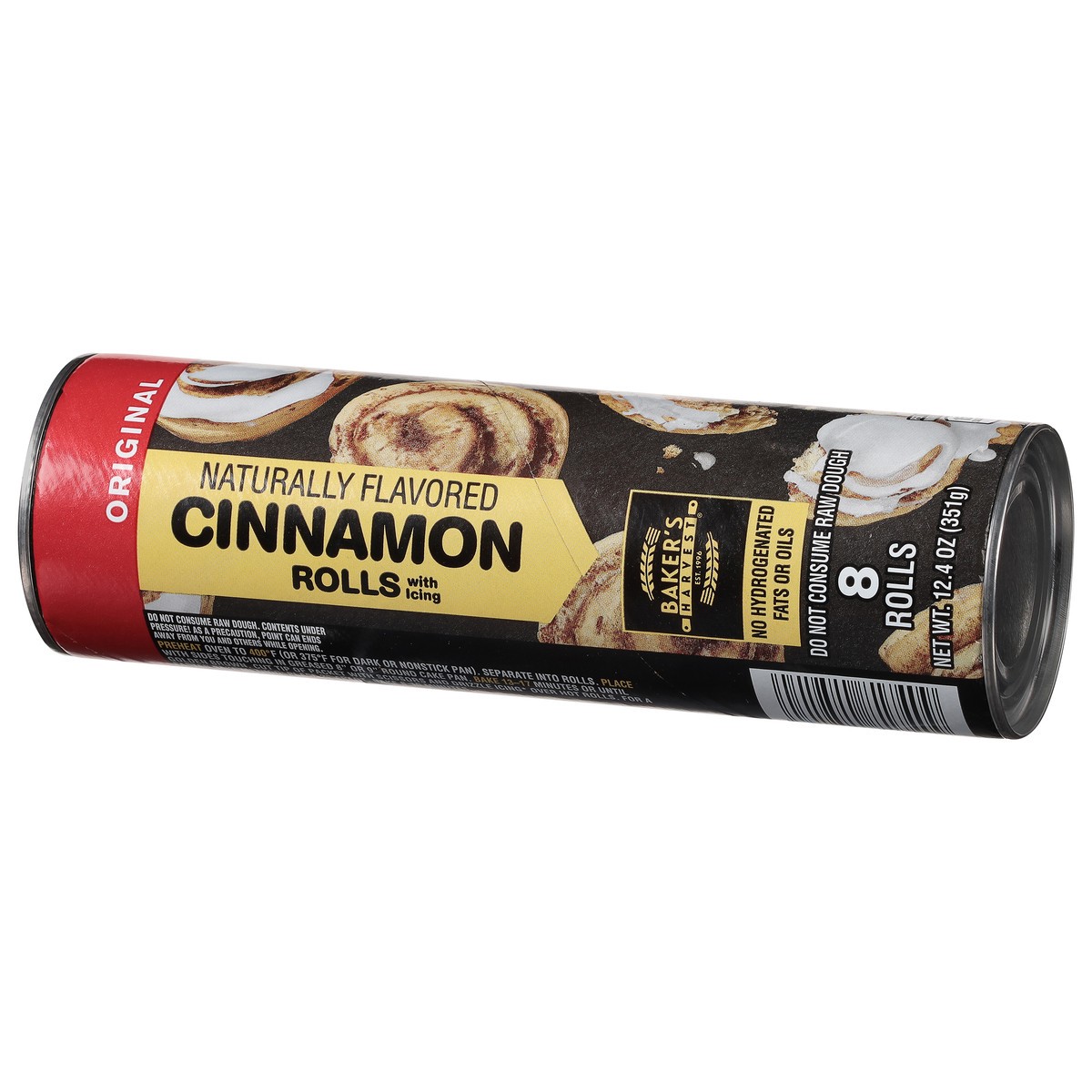 slide 7 of 9, Baker's Harvest Original Cinnamon Rolls with Icing 12.4 oz, 12.4 oz