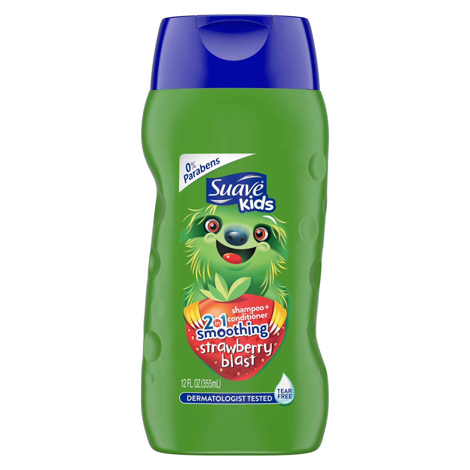 slide 1 of 6, Suave Kids 2 in 1 Shampoo and Conditioner Strawberry Blast, 12 oz, 12 oz