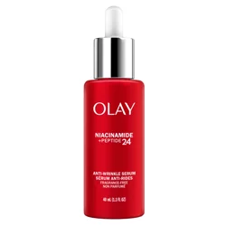Olay Niacinamide + Peptide 24 Anti-Wrinkle Serum, Fragrance-Free