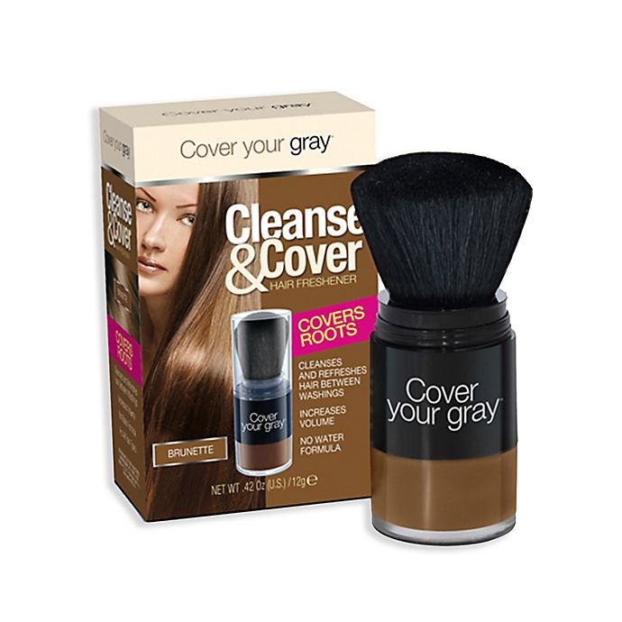 slide 1 of 1, Cover Your Gray Cleanse & Cover Hair Freshener, Brunette, 0.42 oz