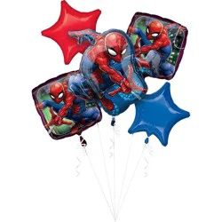 Spiderman Helium Filled Balloon Bouquet