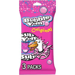 Bubble Yum Original Bubble Gum - 8.46oz/3ct