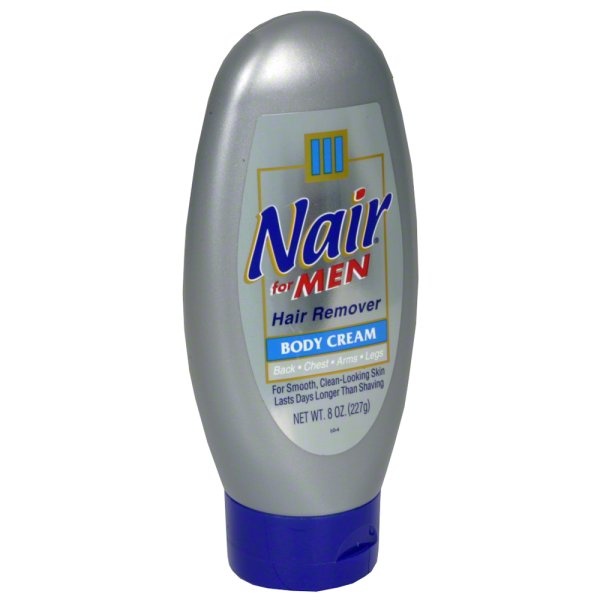 slide 1 of 1, Nair Hair Remover for Men, Body Cream, 8 oz