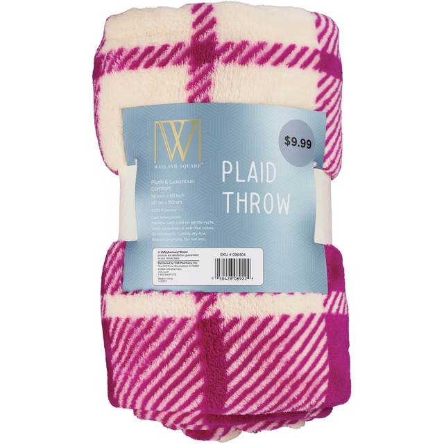 slide 1 of 1, Fall Fest Flannel Throw Blanket, Purple Wave, 1 ct