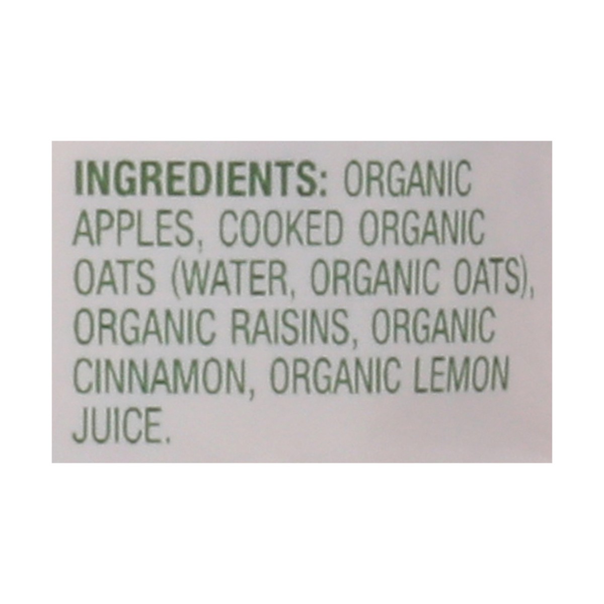 slide 9 of 13, Sprout Organics Apple, Oatmeal Raisin & Cinnamon Baby Food 3.5 oz, 3.5 oz