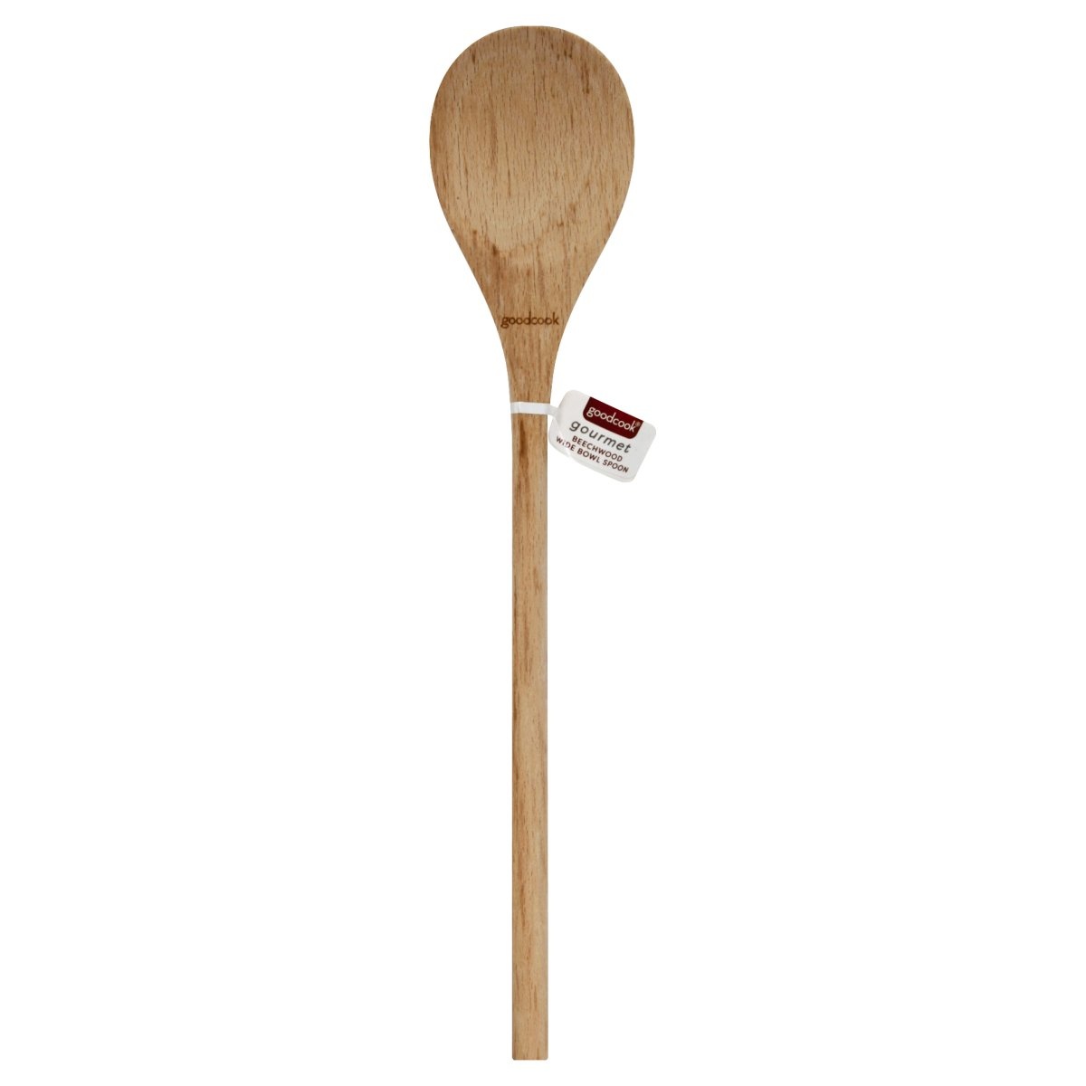 slide 1 of 2, Good Cook Wood Spoon Wide Bowl, 1 ct