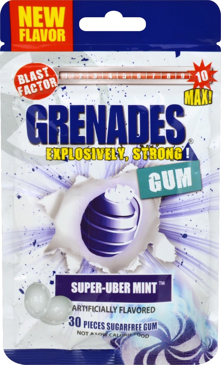 slide 1 of 3, Grenades Gum - 30 ct, 30 ct