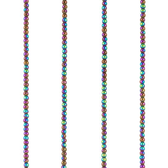 slide 1 of 3, Purple Ab Glass Round Beads, 1.8mm By Bead Landing, 1.8mm