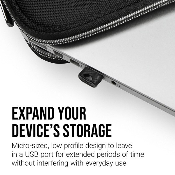 slide 2 of 10, PNY Elite-X Fit Usb 3.0 Flash Drive, 256Gb, Black, 1 ct