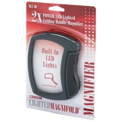 Carson Lighted Magnifold 2X Power LED Handheld Magnifier