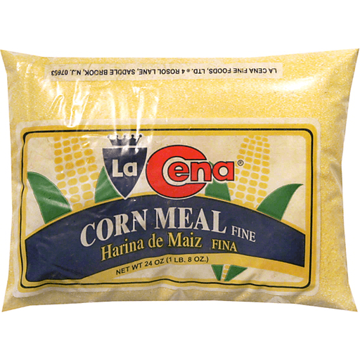 slide 1 of 1, La Cena Fine Cornmeal, 24 oz