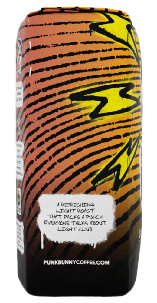 slide 3 of 4, Punk Bunny Coffee Light Club, 12 oz