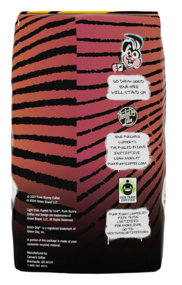 slide 2 of 4, Punk Bunny Coffee Light Club, 12 oz