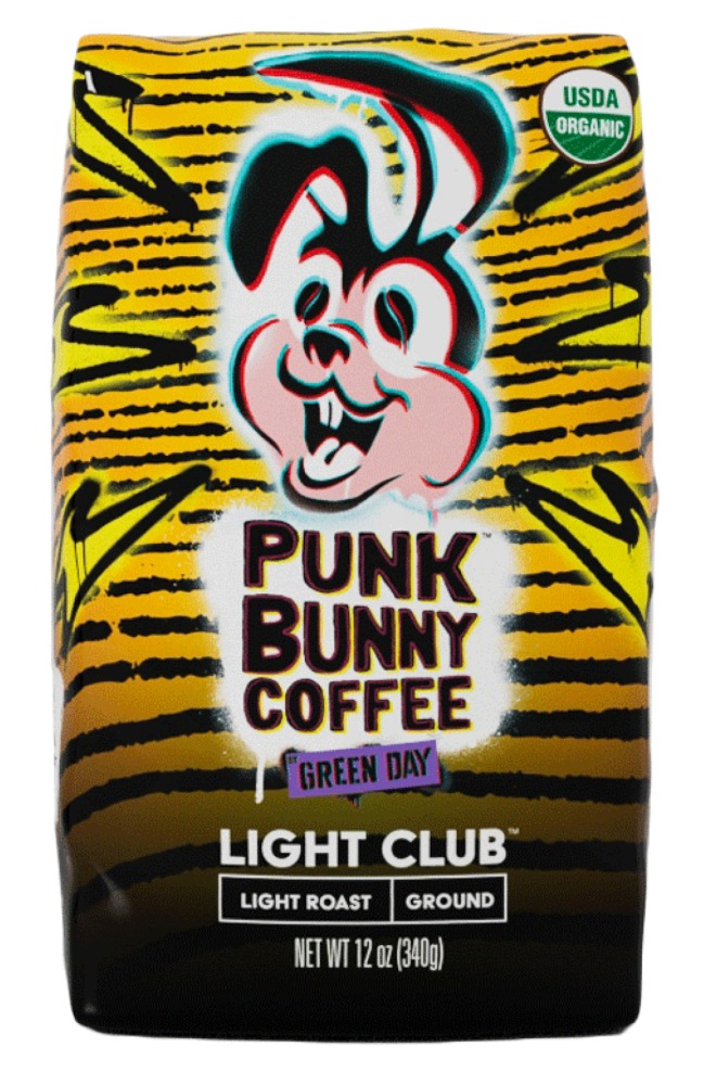 slide 1 of 4, Punk Bunny Coffee Light Club, 12 oz