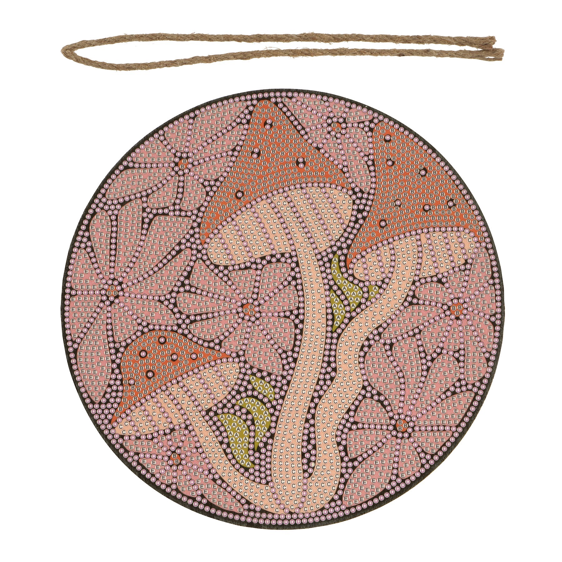 slide 2 of 4, Mushroom Wood Plaque Diamond Art Kit By Make Market, 8 in