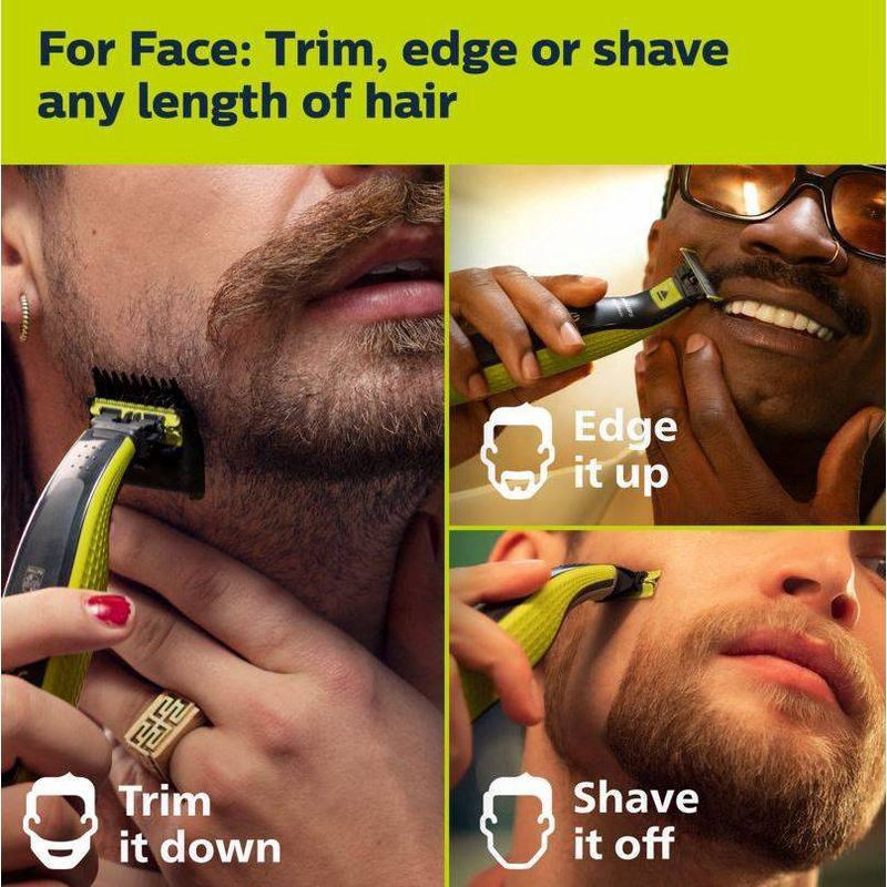 slide 11 of 12, Philips Norelco OneBlade 360 Replacement Blade - QP430/80 - 3ct, 3 ct