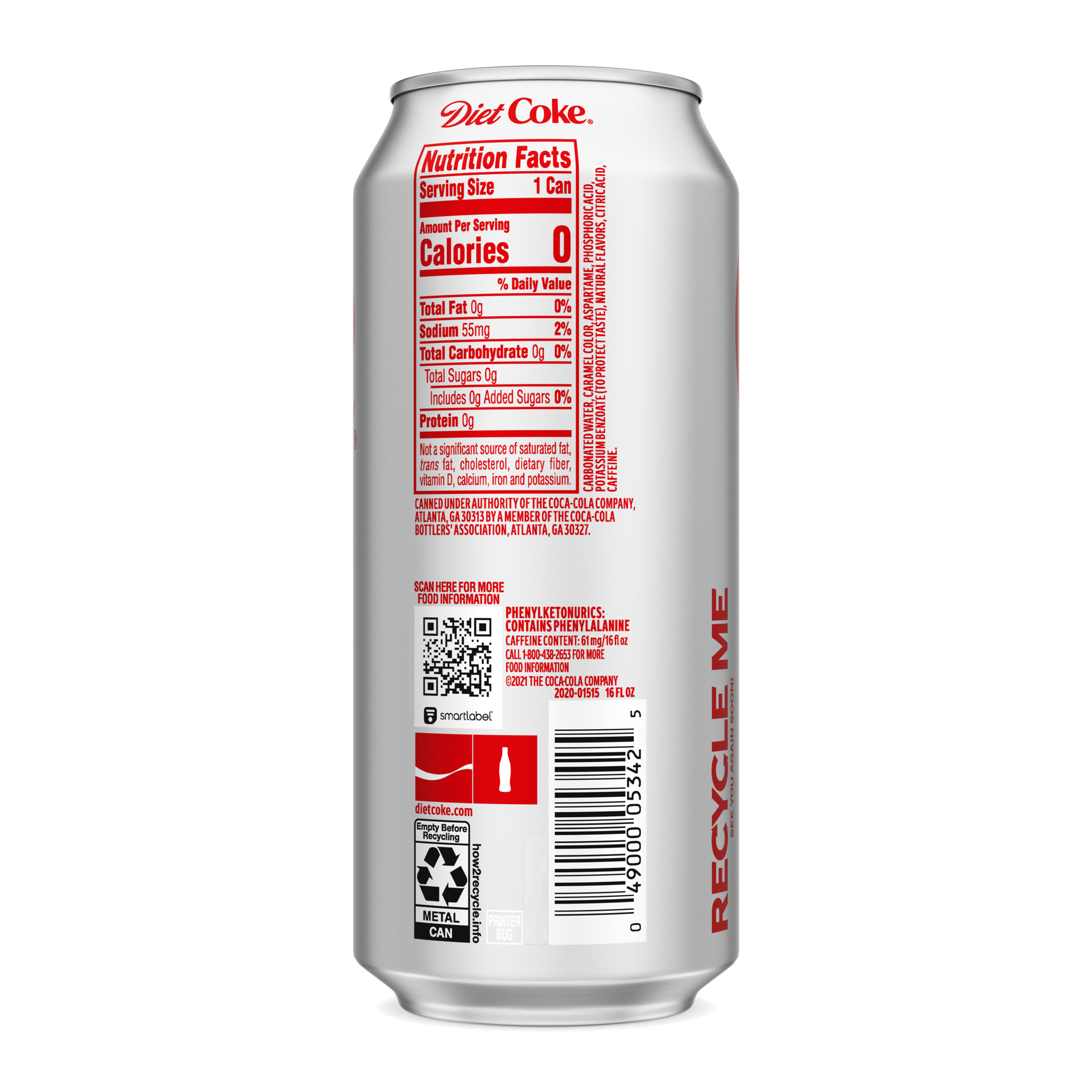 slide 5 of 5, Diet Coke Soft Drink - 16 oz, 16 oz