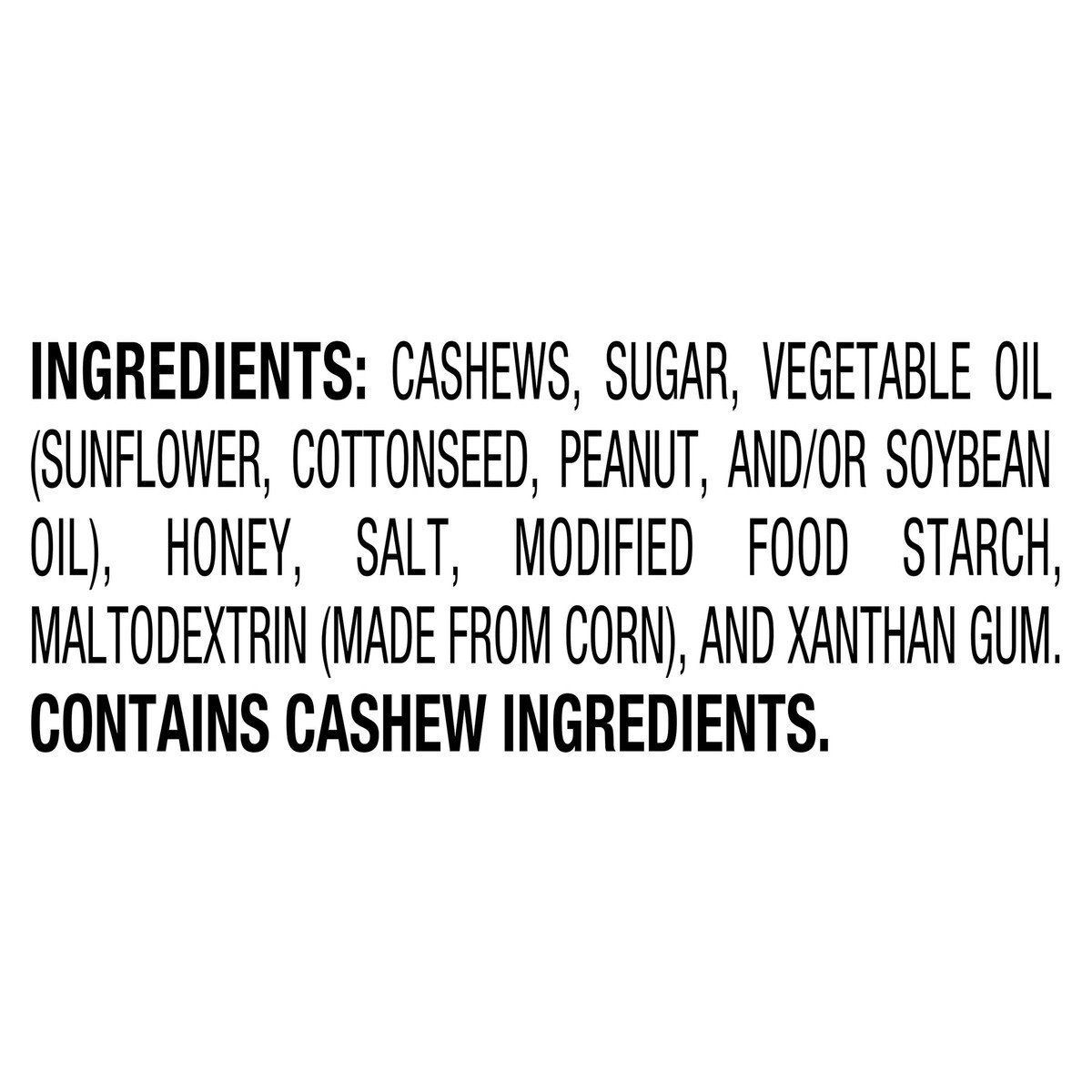 slide 5 of 8, Nut Harvest Whole Cashews Honey Roasted 4 3/4 Oz, 4.75 oz