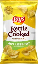 Lay's Kettle Cooked Potato Chips Original 8 Oz