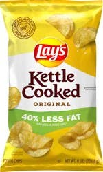 Lay's Kettle Cooked Potato Chips Original 8 Oz