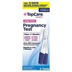 TopCare Health One Step Pregnancy Test - 2 ea