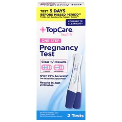 TopCare Health One Step Pregnancy Test - 2 ct
