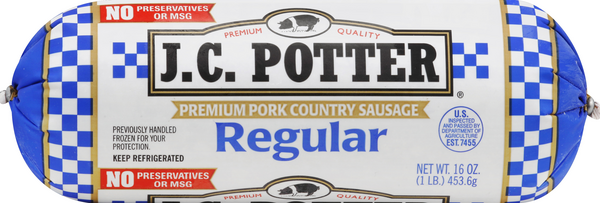 slide 1 of 3, JC Potter Sausage 16 oz, 16 oz