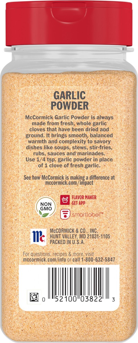 slide 5 of 9, McCormick Garlic Powder, 8.75 oz
