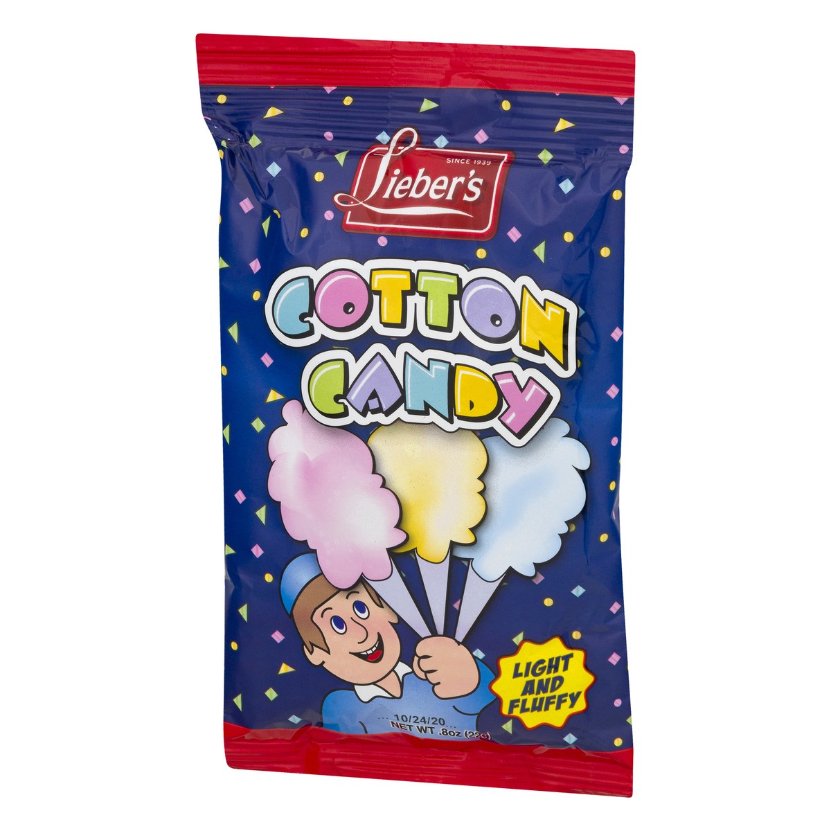 slide 1 of 12, Lieber's Light and Fluffy Cotton Candy 0.8 oz, 0.8 oz