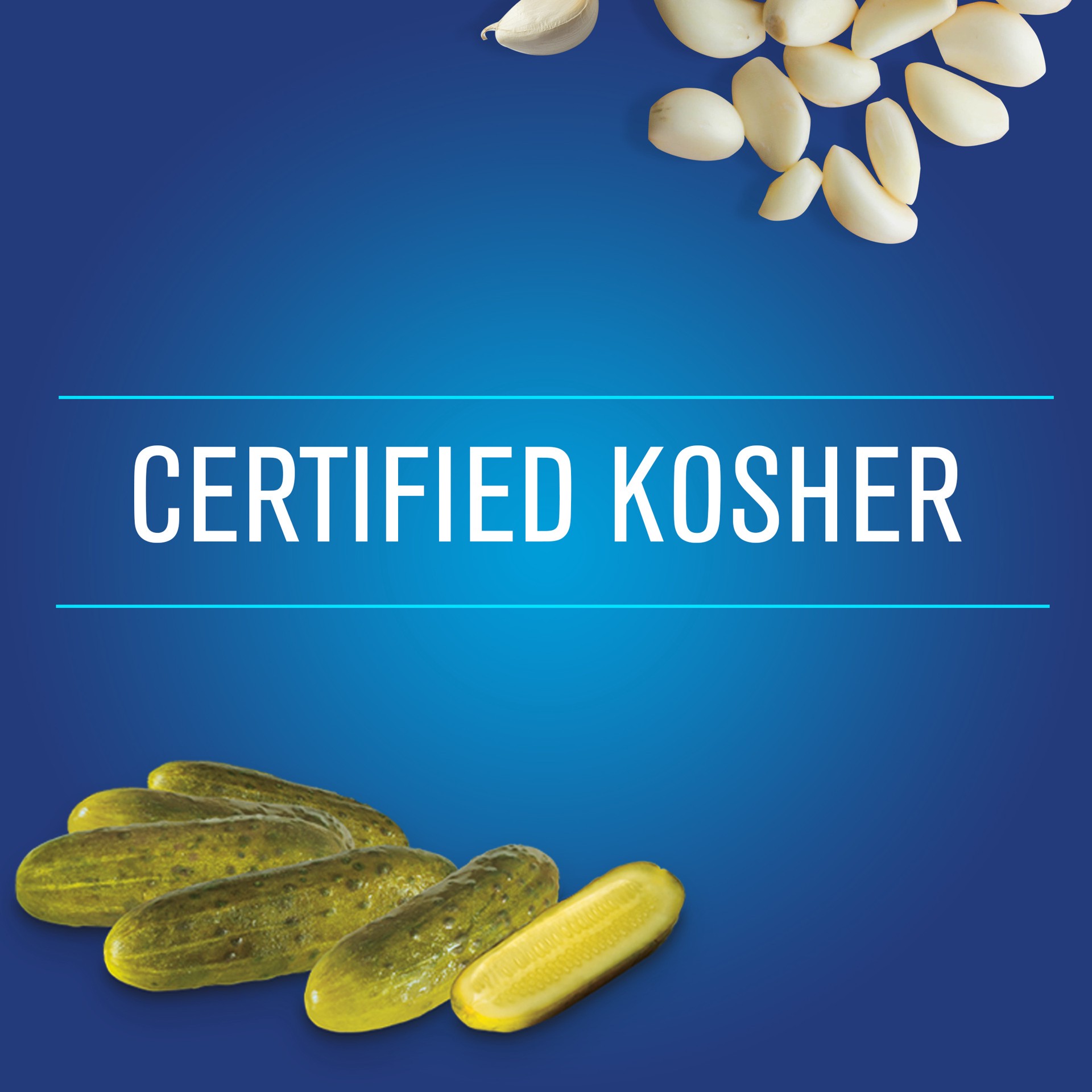 slide 3 of 5, Vlasic Kosher Dill Pickle Spears, 32 oz