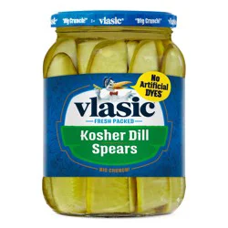 Vlasic Kosher Dill Pickle Spears, Keto Friendly, 32 fl. oz.