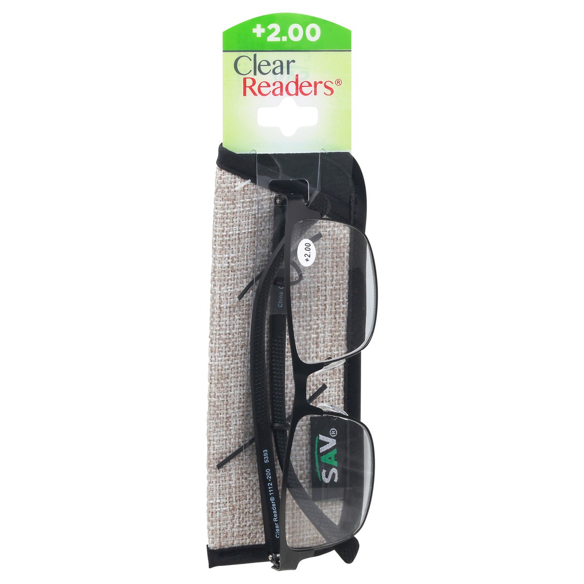 slide 2 of 9, Clear Readers +2.00 Eyeglasses 1 ea Card, 1 ct