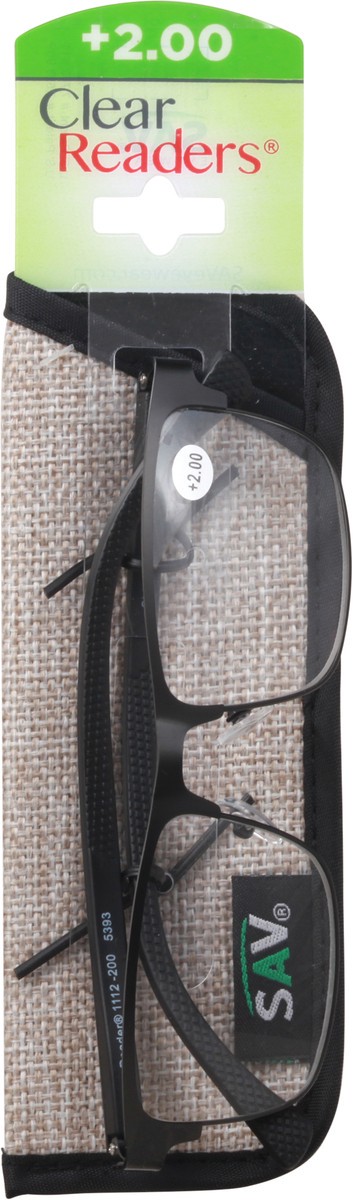 slide 6 of 9, Clear Readers +2.00 Eyeglasses 1 ea Card, 1 ct