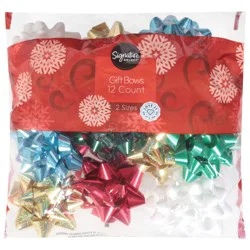 Ssel Gift Bow Bag Shiny - 12 Ct