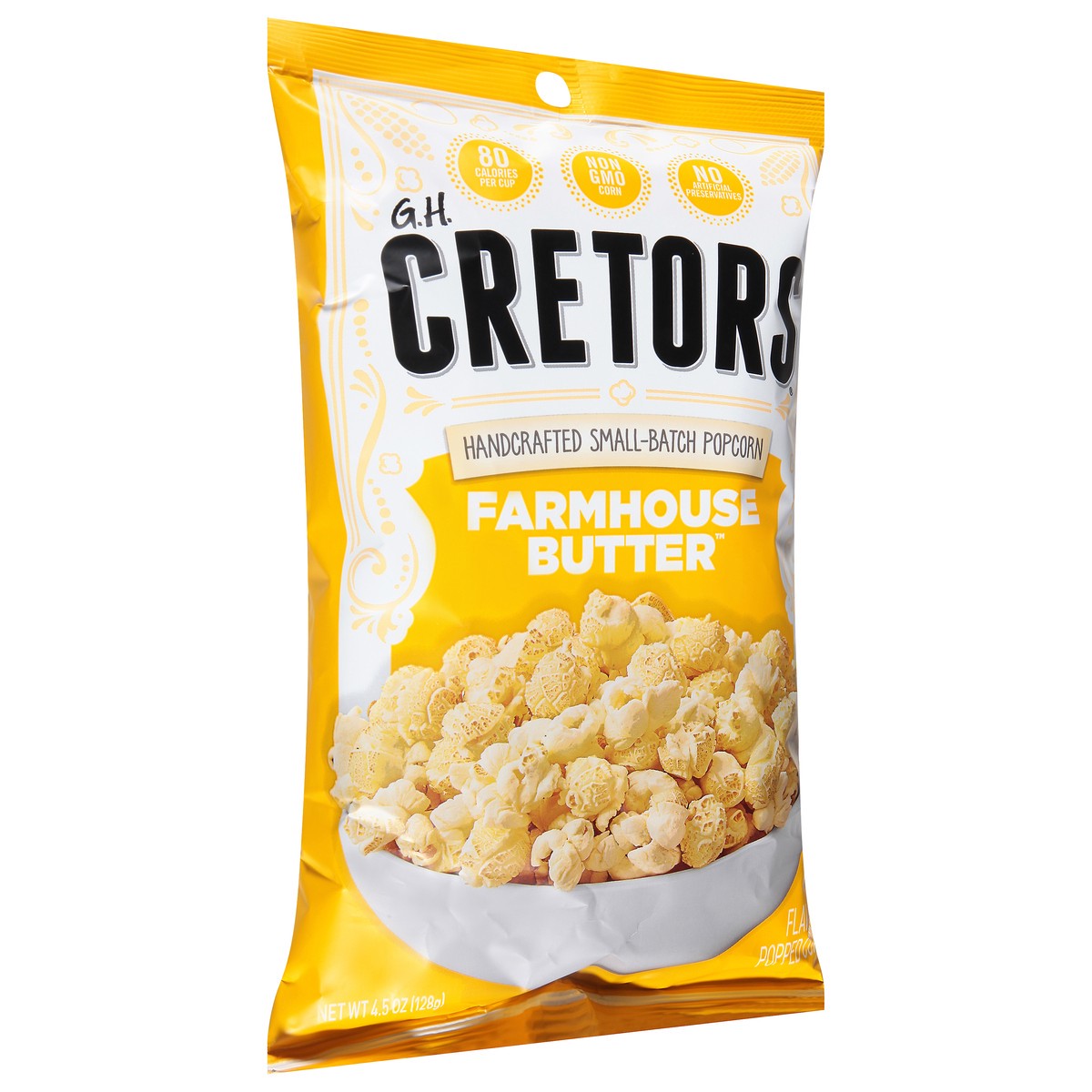 slide 4 of 9, GH Cretors Cretors Farmhouse Butter Popcorn 4.5 oz, 4.5 oz
