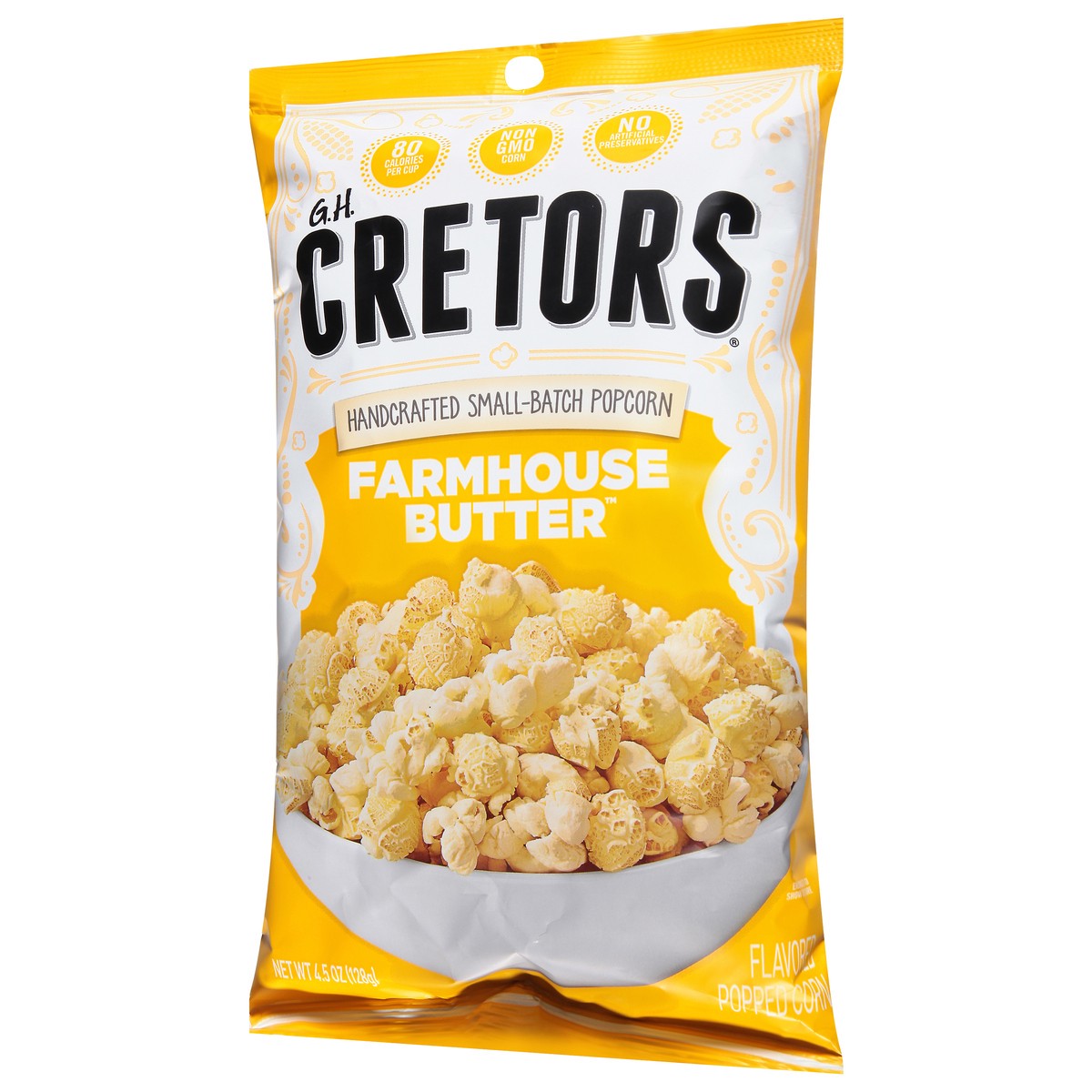 slide 8 of 9, GH Cretors Cretors Farmhouse Butter Popcorn 4.5 oz, 4.5 oz
