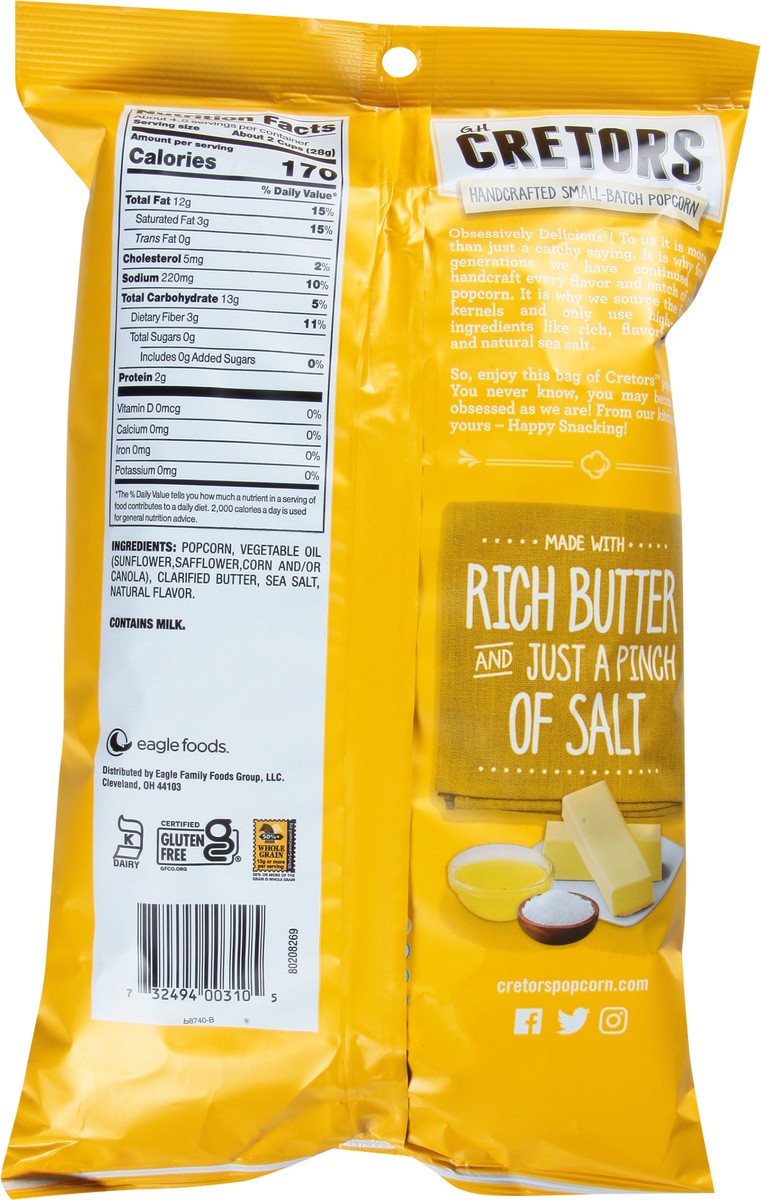 slide 3 of 9, GH Cretors Cretors Farmhouse Butter Popcorn 4.5 oz, 4.5 oz