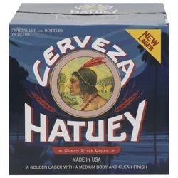 Cerveza Hatuey Cuban Style Lager Beer 12 - 12 fl oz Bottles