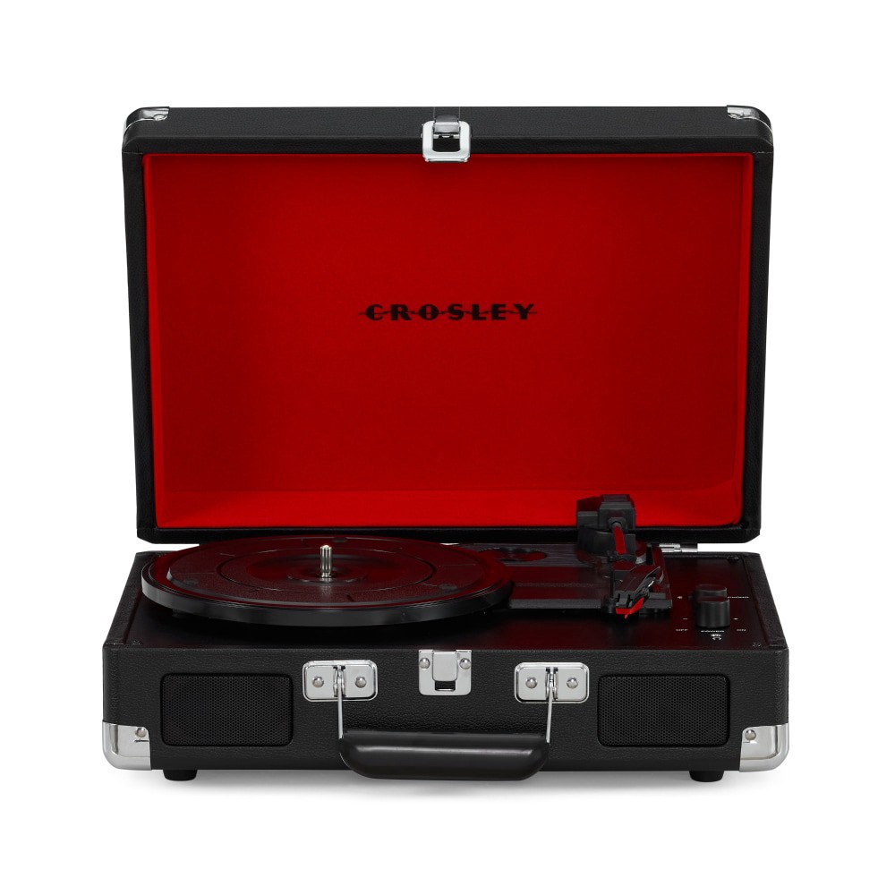 slide 2 of 4, Crosley Electronics Cruiser Plus Turntable - Black, 1 ct