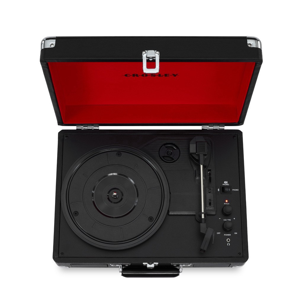 slide 3 of 4, Crosley Electronics Cruiser Plus Turntable - Black, 1 ct