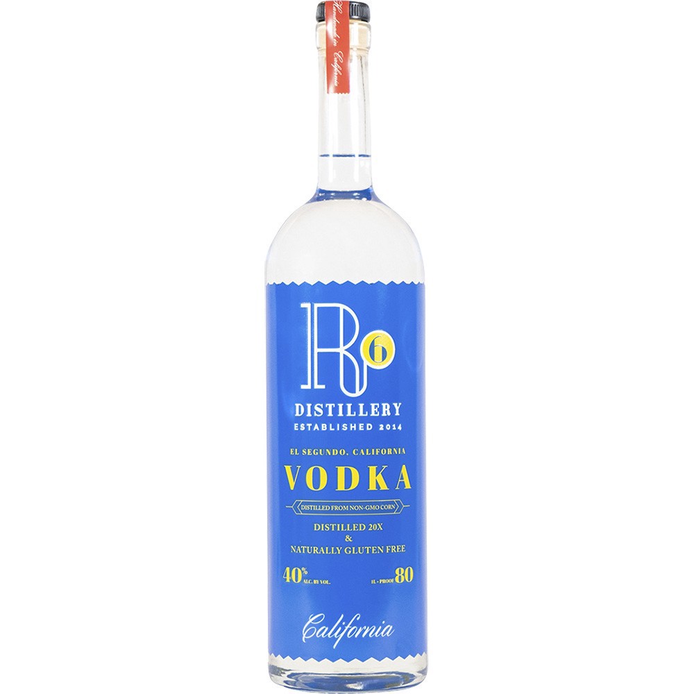 slide 1 of 1, R6 DISTILLING R6 DISTILLERY Vodka, 1 liter