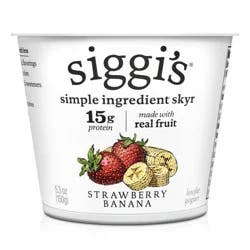 Siggi's Low-Fat Icelandic Strained Skyr Yogurt - Strawberry Banana