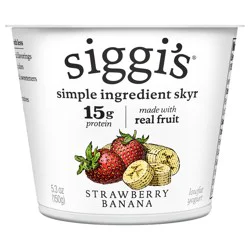 Siggi's siggi’s Strawberry Banana Icelandic-Style Lowfat Yogurt, 5.3 oz