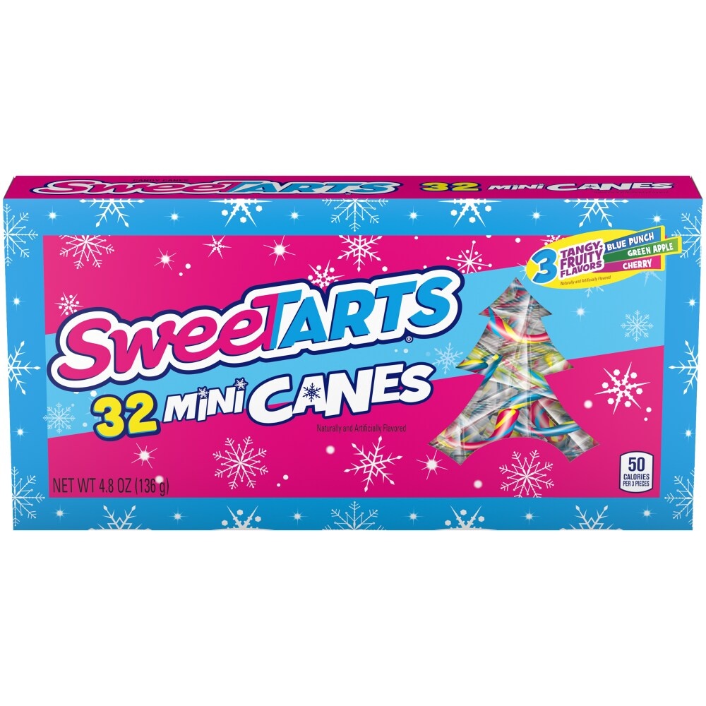slide 1 of 1, Sweetarts Mini Candy Canes, 4.2 oz