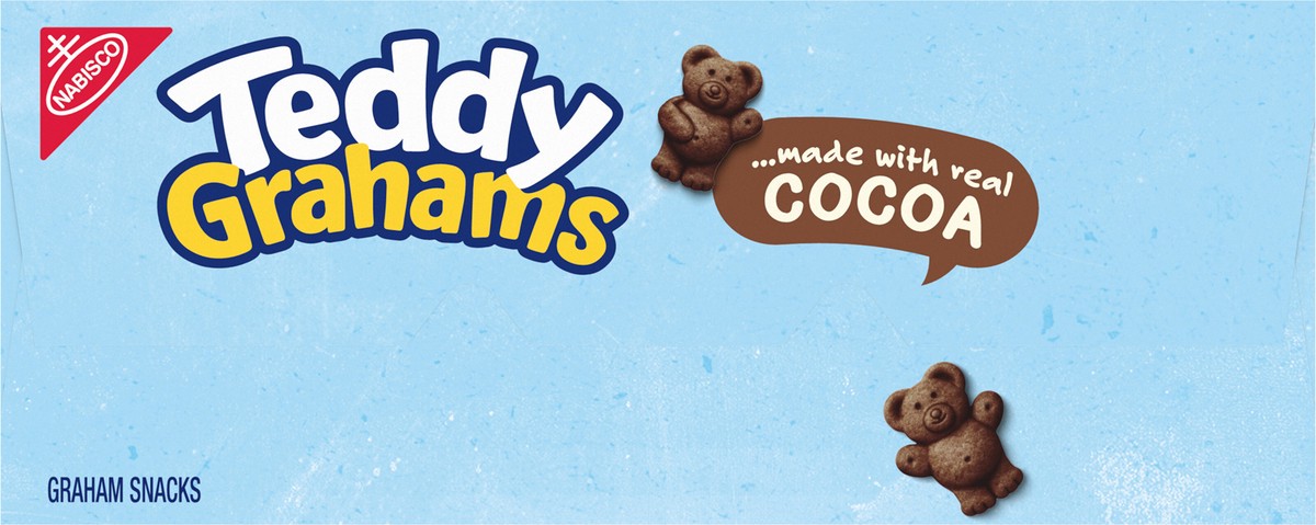 slide 9 of 9, Teddy Grahams Chocolate Graham Snacks, 10 oz, 10 oz
