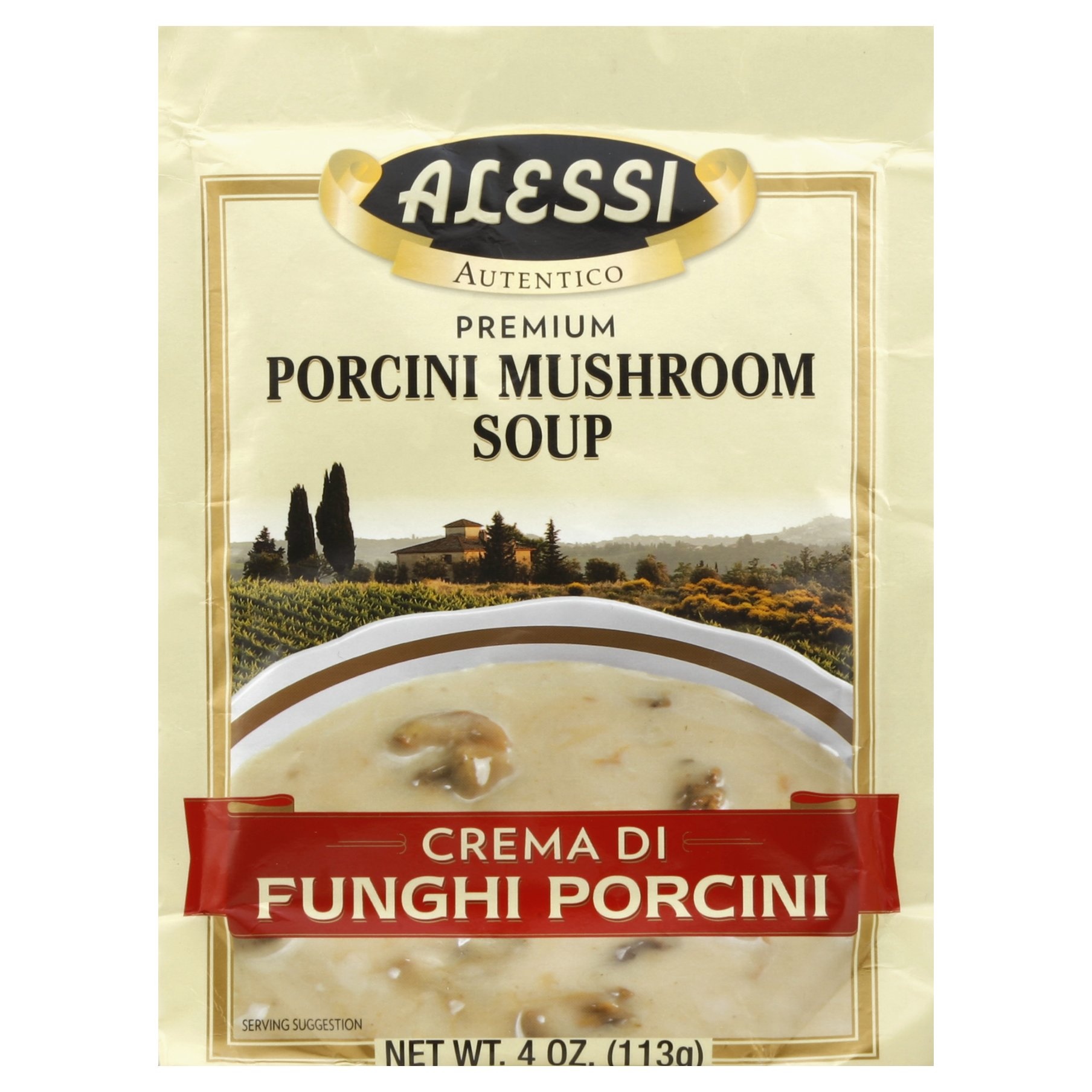 slide 1 of 1, Alessi Porcini Mushroom Soup Mix, 4 oz
