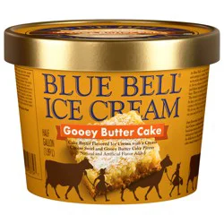 Blue Bell Gooey Butter Cake Ice Cream - 0.5 gal