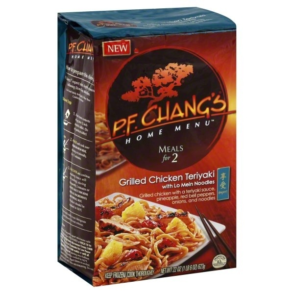 slide 1 of 1, P.F. Chang's Home Menu Grilled Chicken Teriyaki with Lo Mein Noodles Meal for Two, 22 oz