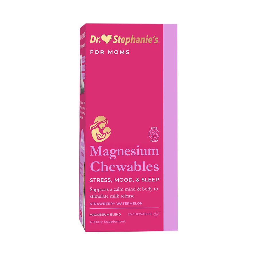 slide 1 of 1, Dr. Stephanie's Magnesium Chews - Strawberry Watermelon, 20 ct